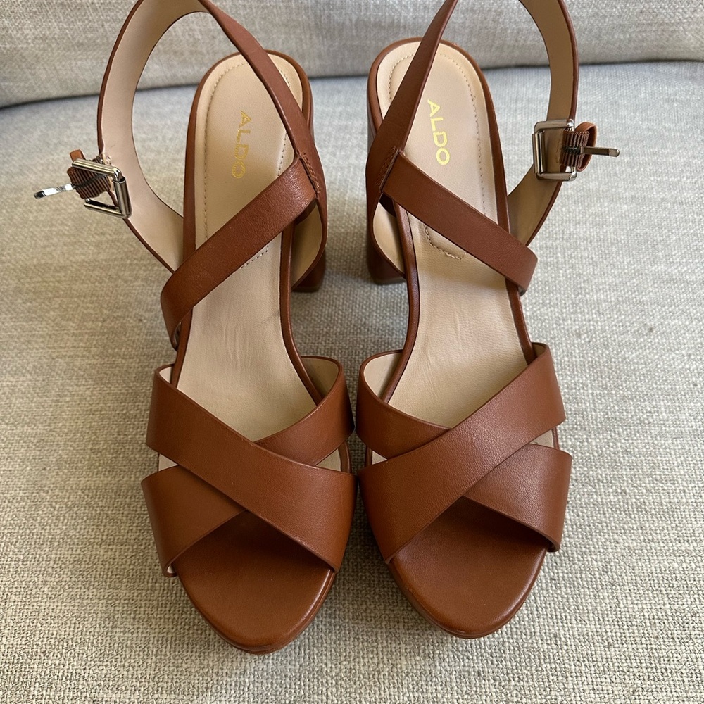 ALDO Women's Brown Strappy Sandals